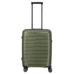 Transavia Trolleys|Ryanair Trolleys>Travelite Air Base 4 Wheel Cabin Trolley olive