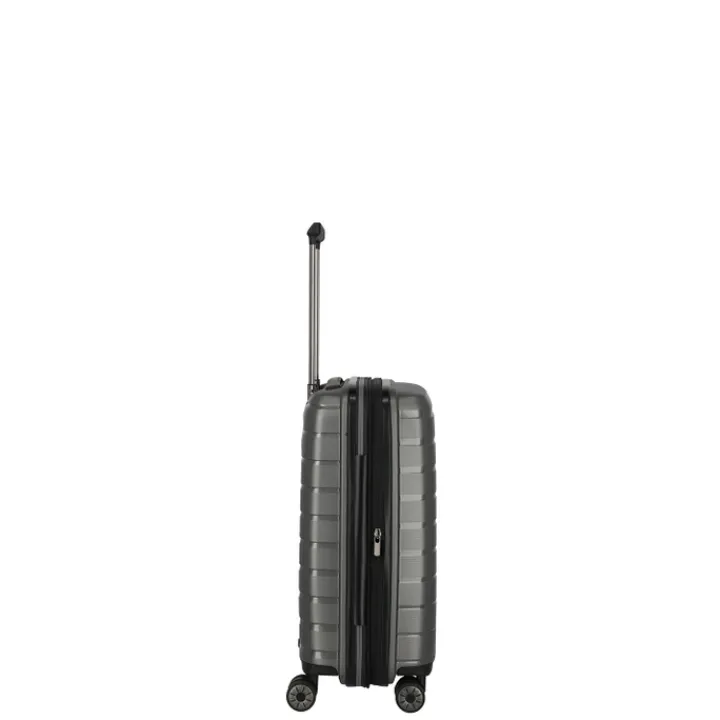 Handbagage Trolleys|Reistrolleys>Travelite Air Base 4 Wheel Cabin Trolley Expandable anthracite metallic
