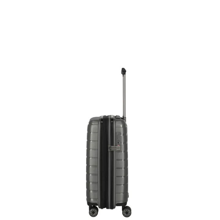 Handbagage Trolleys|Reistrolleys>Travelite Air Base 4 Wheel Cabin Trolley Expandable anthracite metallic