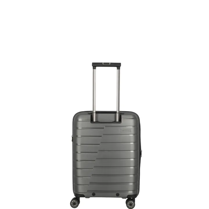 Handbagage Trolleys|Reistrolleys>Travelite Air Base 4 Wheel Cabin Trolley Expandable anthracite metallic