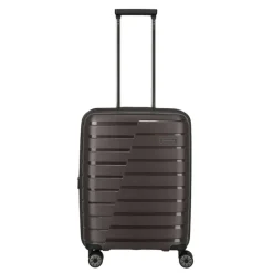 Reistrolleys|Reiskoffers>Travelite Air Base 4 Wheel Cabin Trolley Expandable coffee