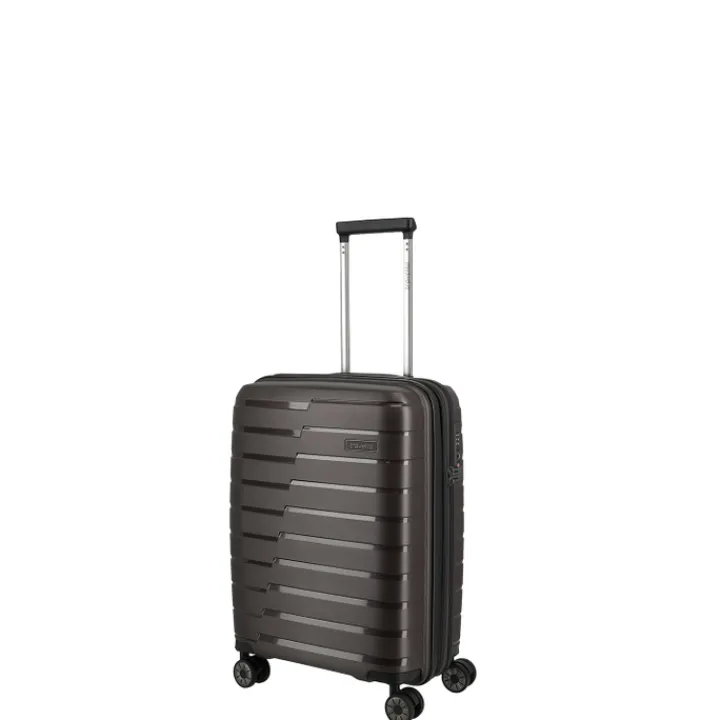 Reistrolleys|Reiskoffers>Travelite Air Base 4 Wheel Cabin Trolley Expandable coffee