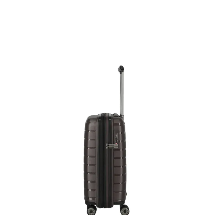 Reistrolleys|Reiskoffers>Travelite Air Base 4 Wheel Cabin Trolley Expandable coffee