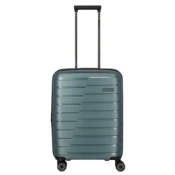 Handbagage Trolleys|Reistrolleys>Travelite Air Base 4 Wheel Cabin Trolley Expandable iceblue metallic