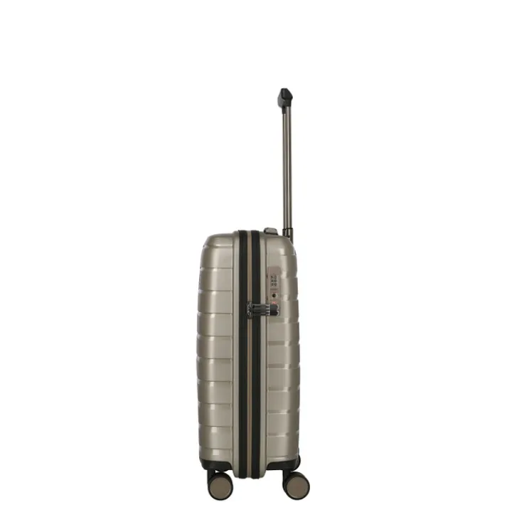 Transavia Trolleys|Ryanair Trolleys>Travelite Air Base 4 Wiel Trolley S champagne metallic