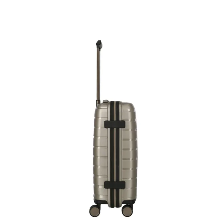 Transavia Trolleys|Ryanair Trolleys>Travelite Air Base 4 Wiel Trolley S champagne metallic