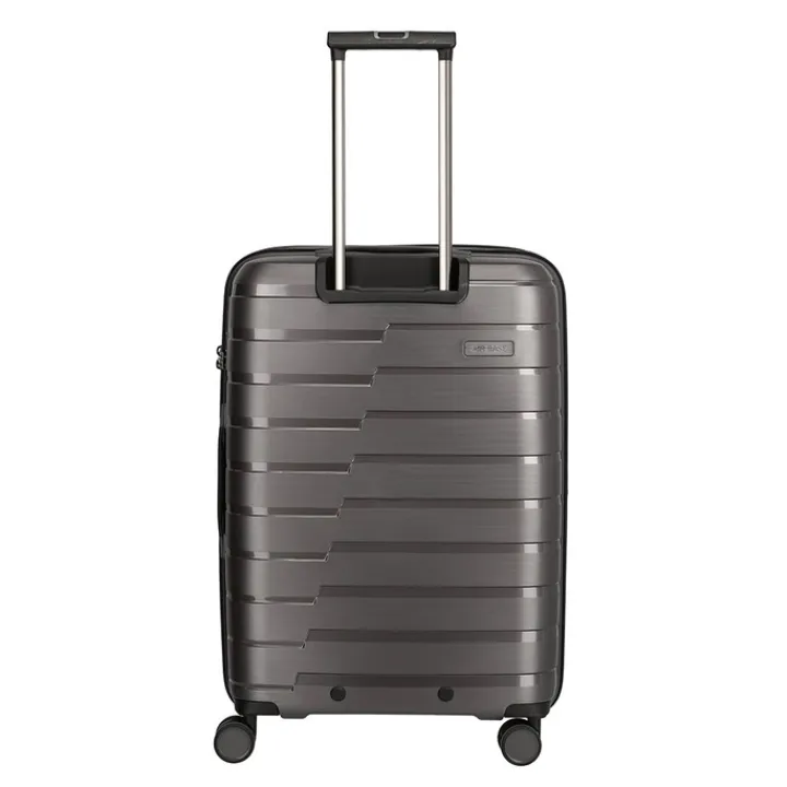 Reistrolleys|Reiskoffers>Travelite Air Base 4 Wiel Trolley M Expandable anthracite