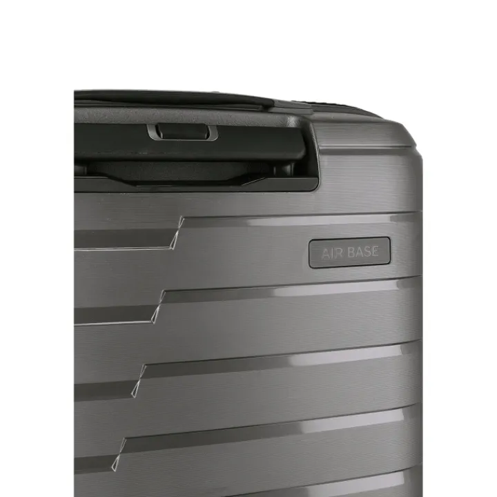 Transavia Trolleys|Handbagage Trolleys>Travelite Air Base 4 Wiel Trolley S Front-Pocket anthracite