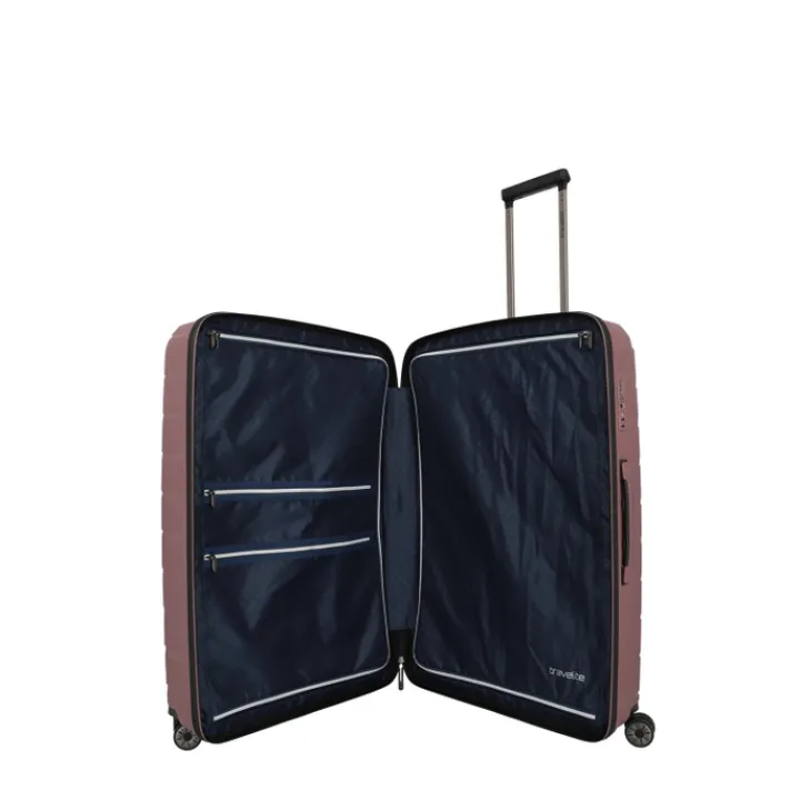 Reistrolleys|Reiskoffers>Travelite Air Base 4 Wiel Trolley M Expandable lila
