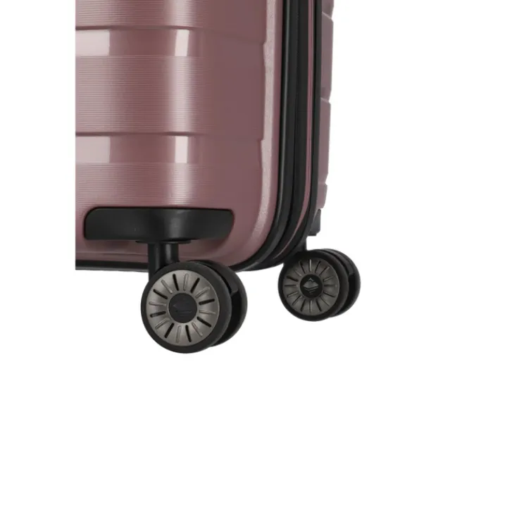 Reistrolleys|Reiskoffers>Travelite Air Base 4 Wiel Trolley M Expandable lila