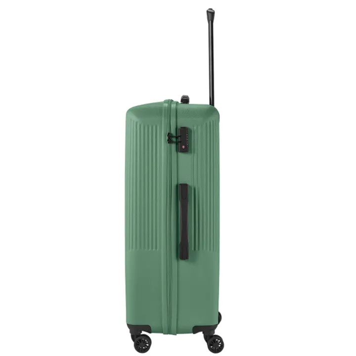 Reistrolleys|Reiskoffers>Travelite Bali 4 Wiel Trolley L green
