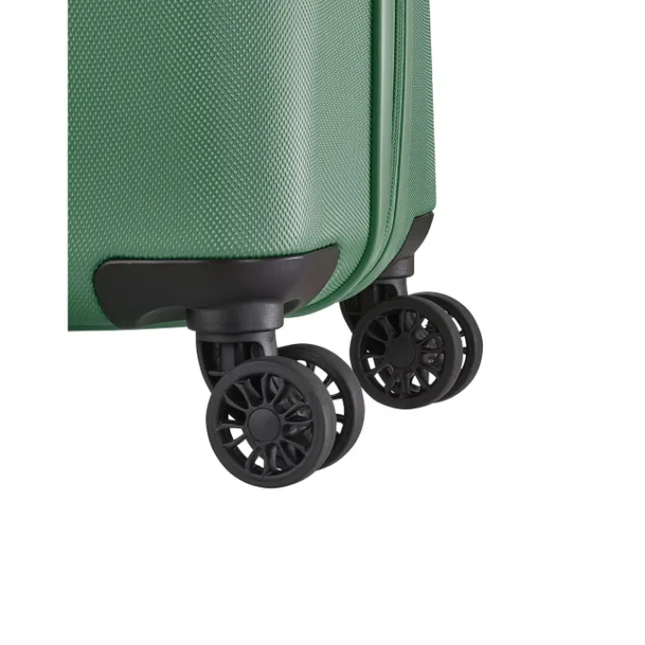 Reistrolleys|Reiskoffers>Travelite Bali 4 Wiel Trolley L green