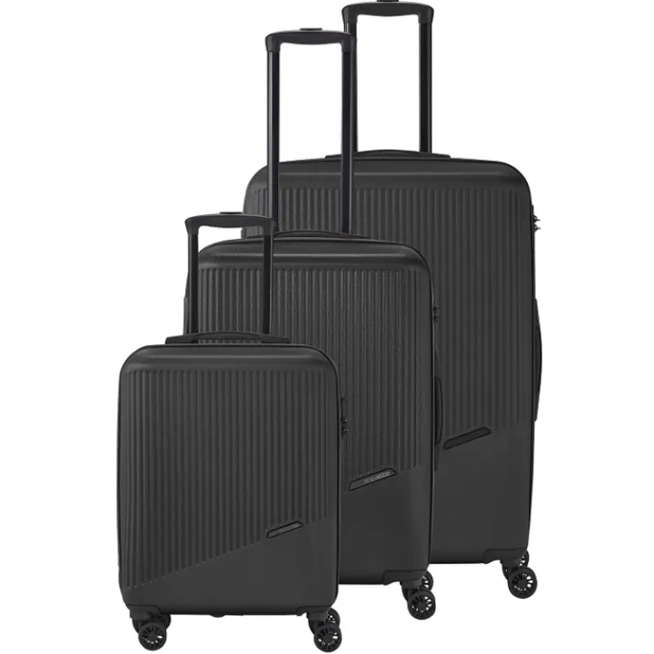Transavia Trolleys|Ryanair Trolleys>Travelite Bali 4 Wiel Trolley S black
