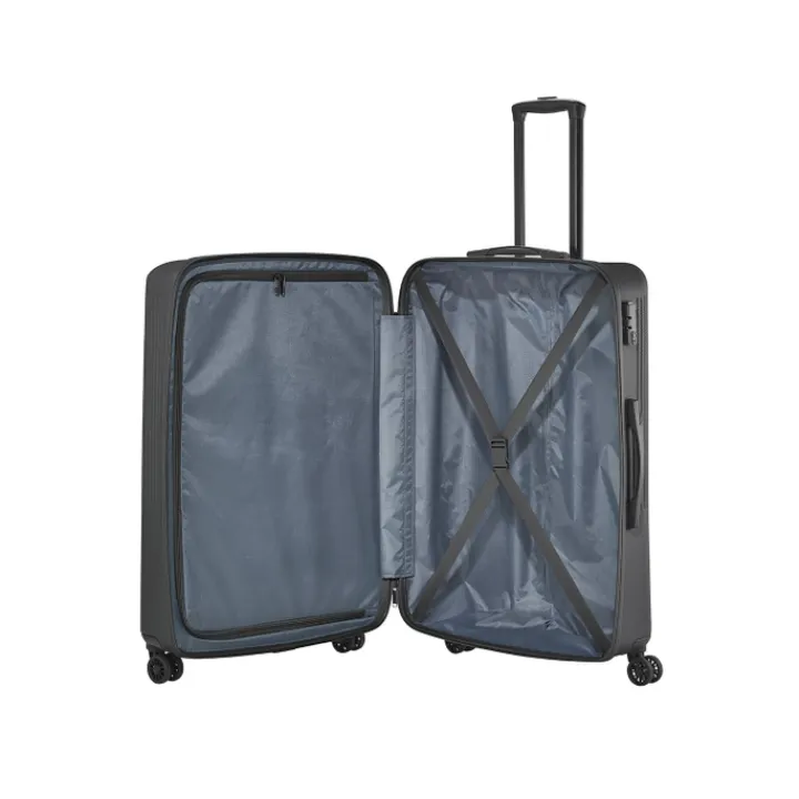 Reistrolleys|Reiskoffers>Travelite Bali 4 Wiel Trolley L anthracite