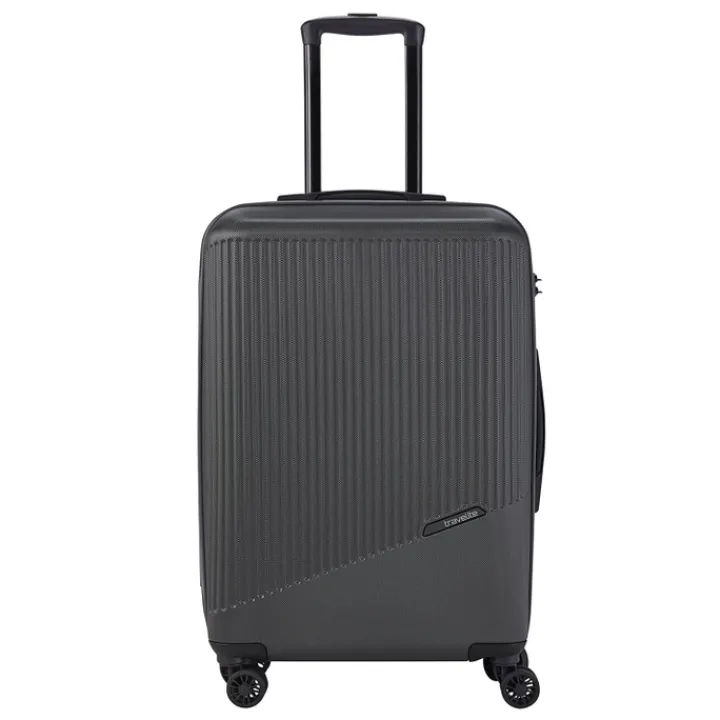 Reistrolleys|Reiskoffers>Travelite Bali 4 Wiel Trolley M anthracite