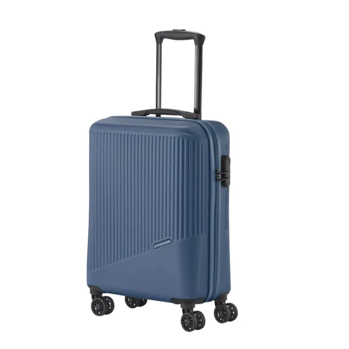 Transavia Trolleys|Ryanair Trolleys>Travelite Bali 4 Wiel Trolley S blue