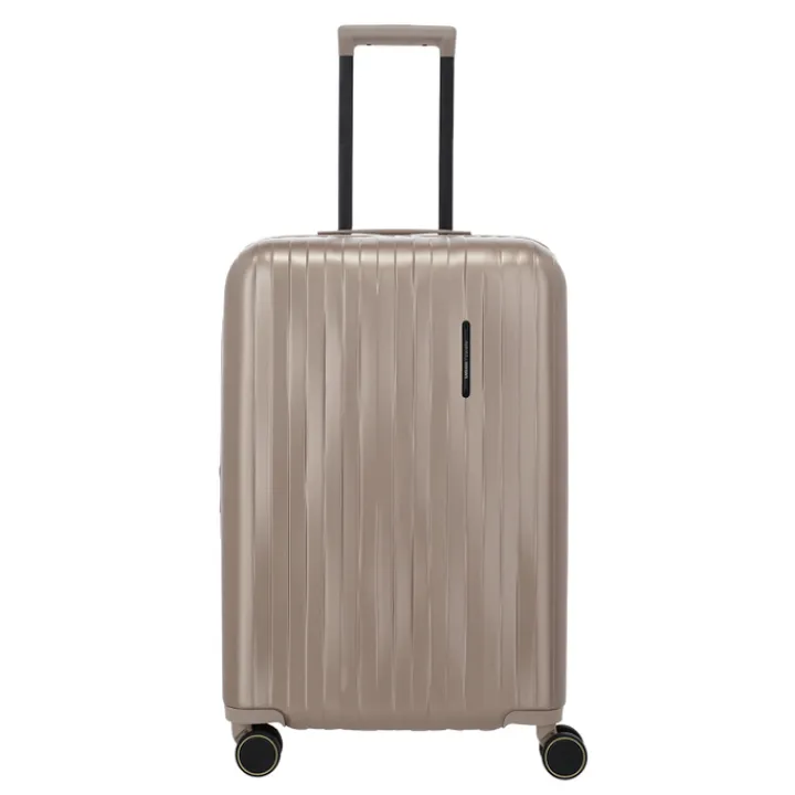 Reistrolleys|Reiskoffers>Travelite Barbara Novelty 4 Wheel Trolley M satin nude