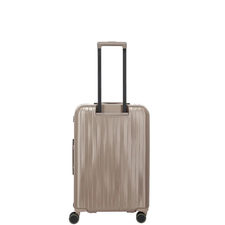Reistrolleys|Reiskoffers>Travelite Barbara Novelty 4 Wheel Trolley M satin nude