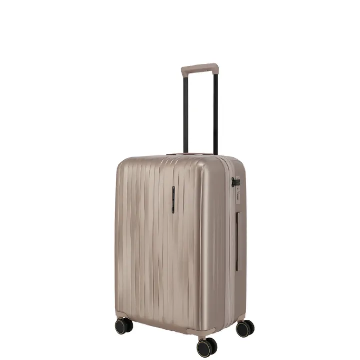 Reistrolleys|Reiskoffers>Travelite Barbara Novelty 4 Wheel Trolley M satin nude