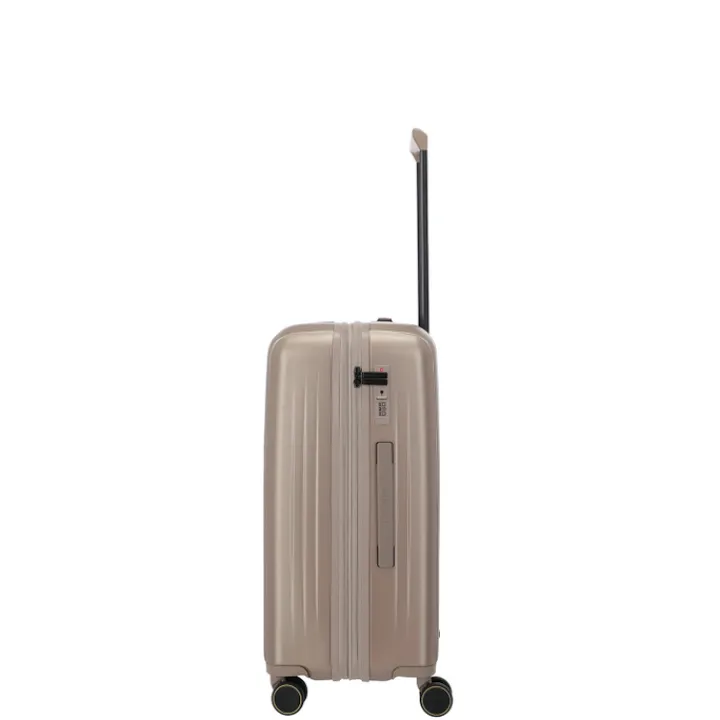 Reistrolleys|Reiskoffers>Travelite Barbara Novelty 4 Wheel Trolley M satin nude