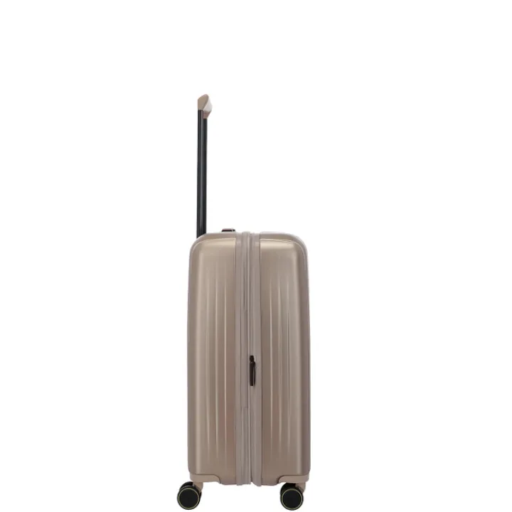 Reistrolleys|Reiskoffers>Travelite Barbara Novelty 4 Wheel Trolley M satin nude