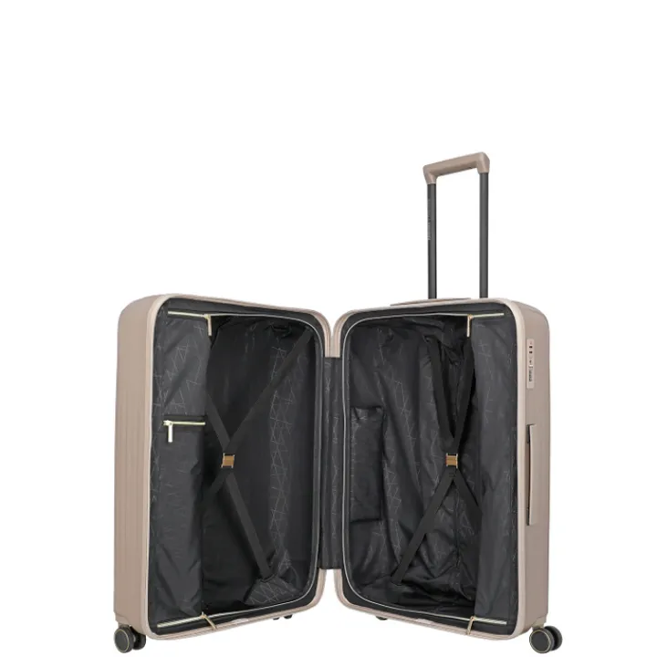Reistrolleys|Reiskoffers>Travelite Barbara Novelty 4 Wheel Trolley L satin nude
