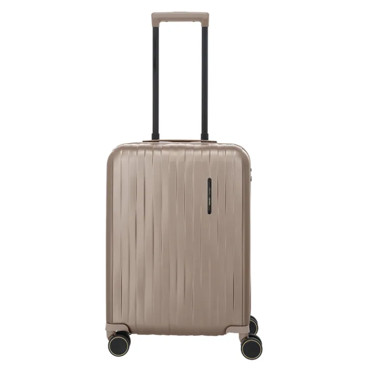 Transavia Trolleys|Ryanair Trolleys>Travelite Barbara Novelty 4 Wheel Cabin Trolley satin nude