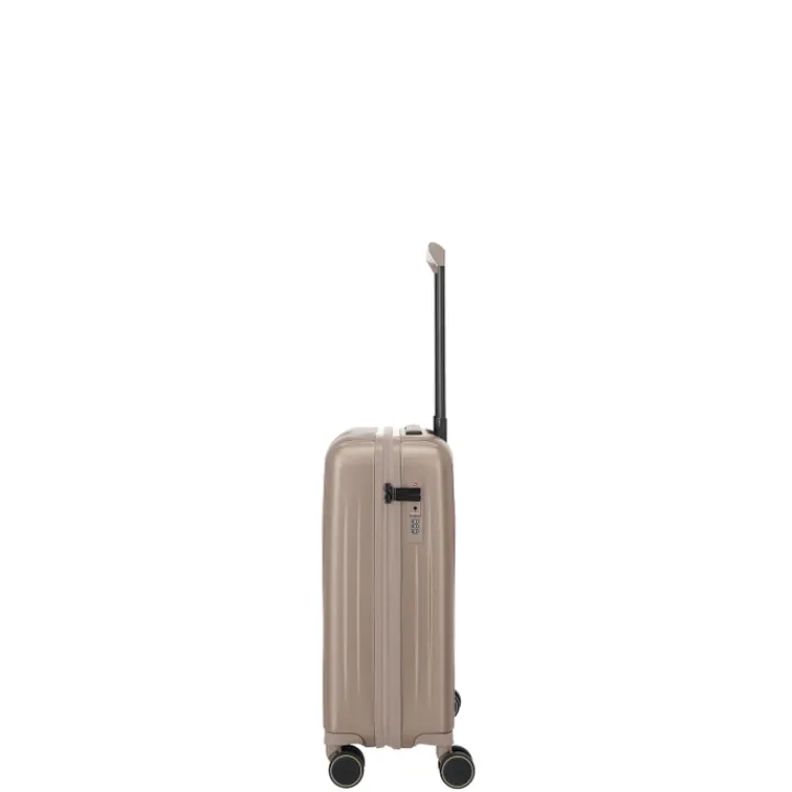 Transavia Trolleys|Ryanair Trolleys>Travelite Barbara Novelty 4 Wheel Cabin Trolley satin nude