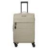 Reistrolleys|Reiskoffers>Travelite Barbara Stepp 4 Wheel Trolley M champagner