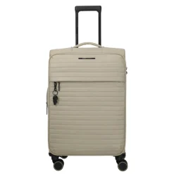 Reistrolleys|Reiskoffers>Travelite Barbara Stepp 4 Wheel Trolley M champagner