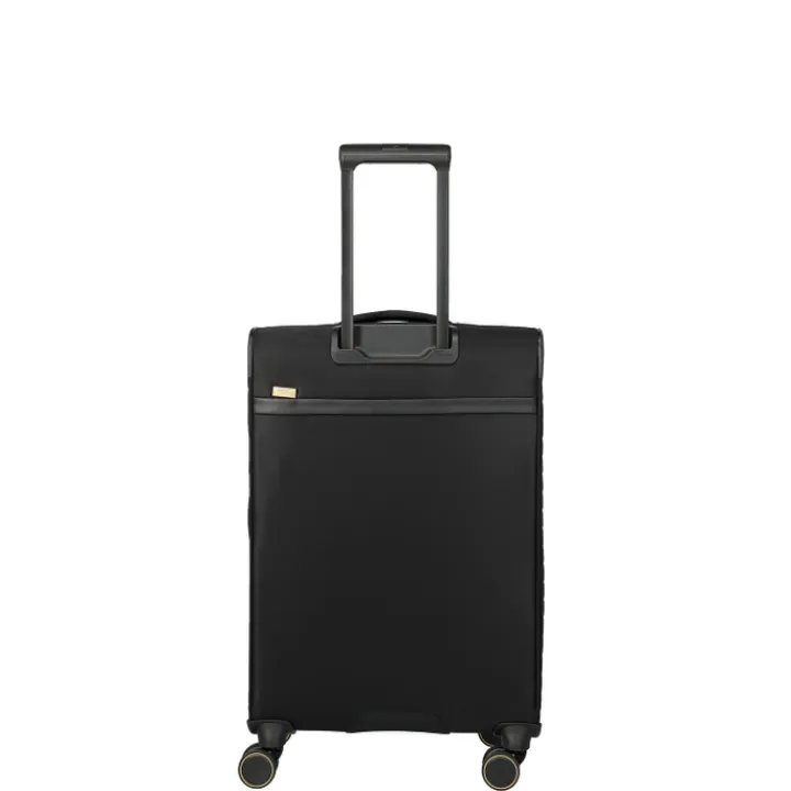 Reistrolleys|Reiskoffers>Travelite Barbara Stepp 4 Wheel Trolley M black
