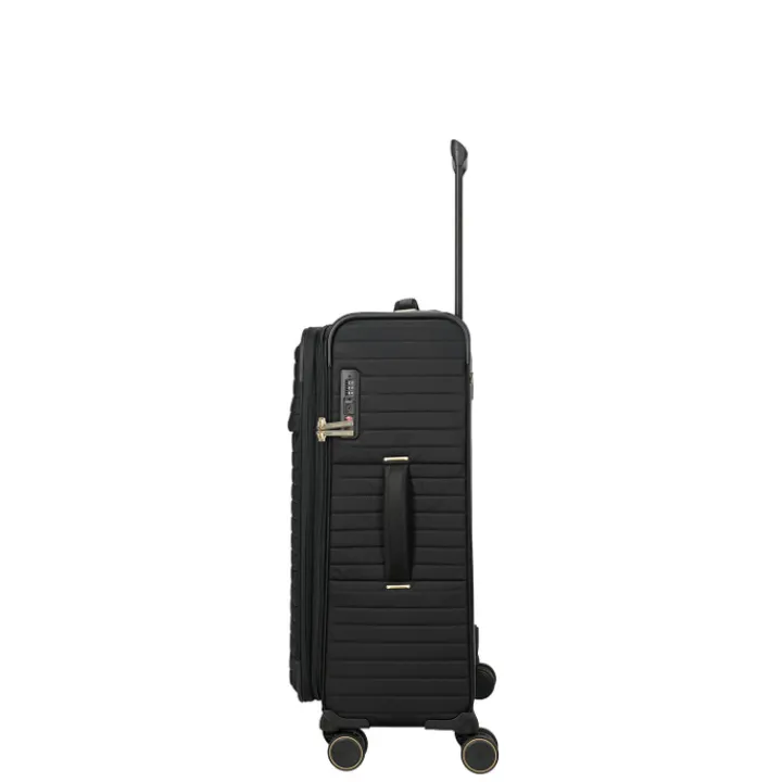 Reistrolleys|Reiskoffers>Travelite Barbara Stepp 4 Wheel Trolley M black
