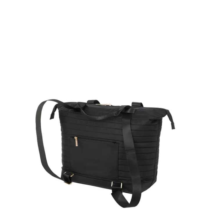 Shoppers|Schoudertassen>Travelite Barbara Stepp 2 in 1 Shopper black