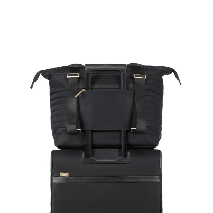 Shoppers|Schoudertassen>Travelite Barbara Stepp 2 in 1 Shopper black