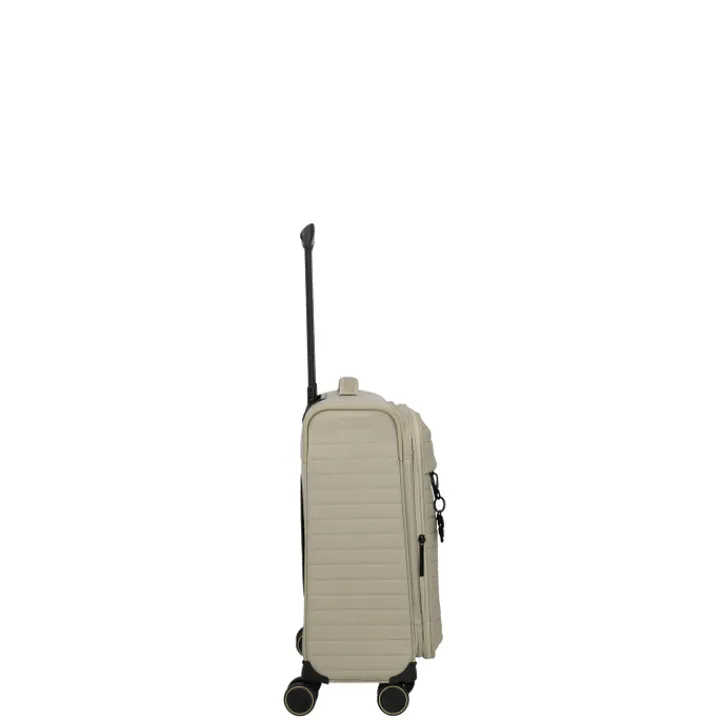 Transavia Trolleys|Handbagage Trolleys>Travelite Barbara Stepp 4 Wheel Trolley S champagner