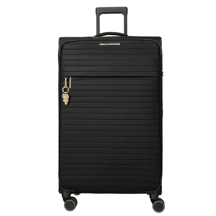 Reistrolleys|Reiskoffers>Travelite Barbara Stepp 4 Wheel Trolley L black