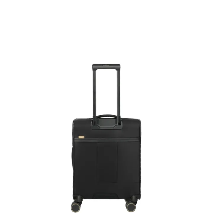 Transavia Trolleys|Handbagage Trolleys>Travelite Barbara Stepp 4 Wheel Trolley S black