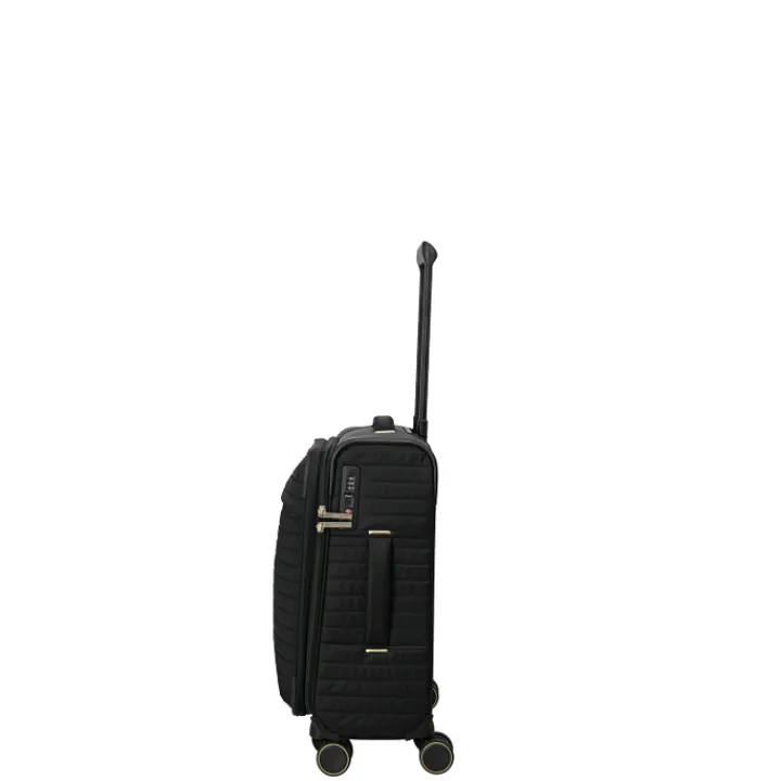Transavia Trolleys|Handbagage Trolleys>Travelite Barbara Stepp 4 Wheel Trolley S black