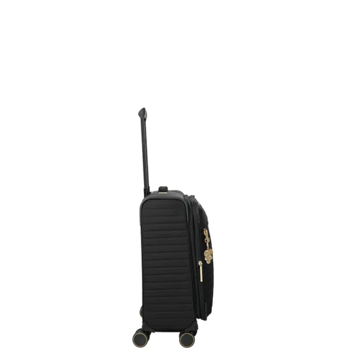 Transavia Trolleys|Handbagage Trolleys>Travelite Barbara Stepp 4 Wheel Trolley S black
