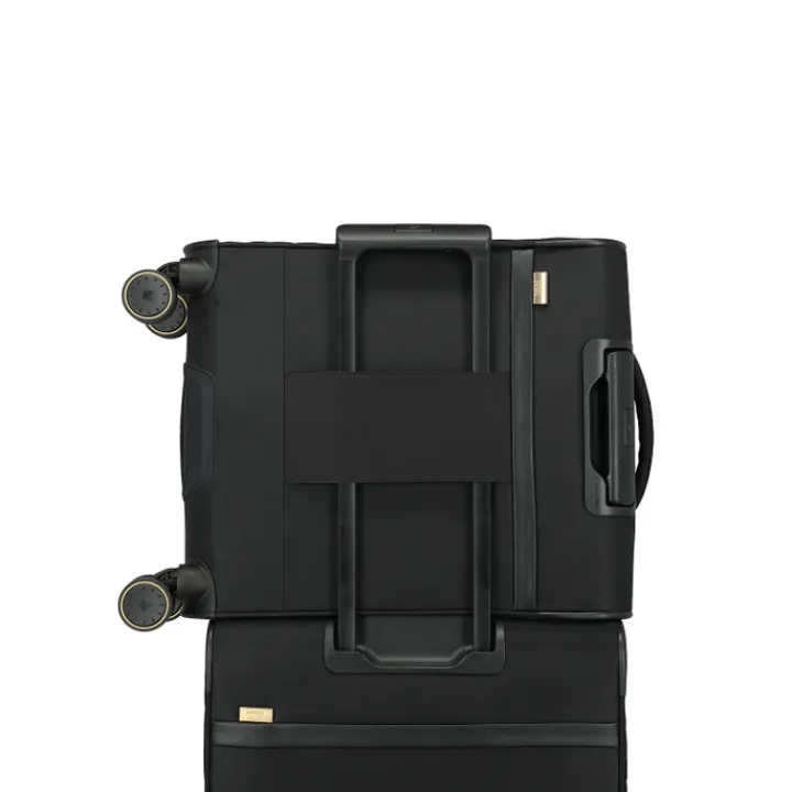 Transavia Trolleys|Handbagage Trolleys>Travelite Barbara Stepp 4 Wheel Trolley S black