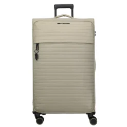 Reistrolleys|Reiskoffers>Travelite Barbara Stepp 4 Wheel Trolley L champagner