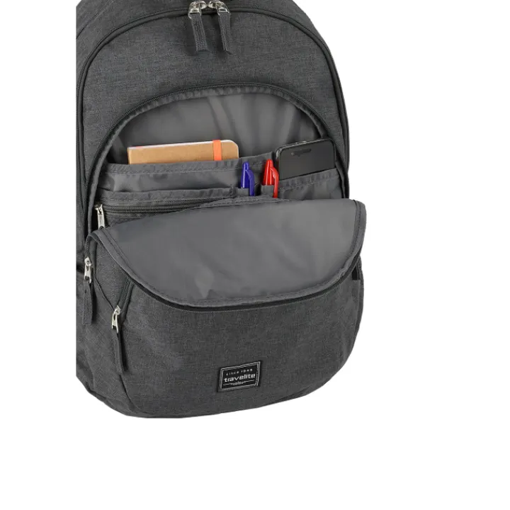 Heren Rugzakken|Dames Rugzakken>Travelite Basics Backpack Melange anthracite