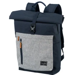 Heren Rugzakken|Dames Rugzakken>Travelite Basics Rollup Backpack navy/grey