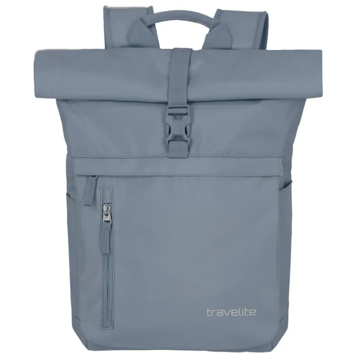 Heren Rugzakken|Dames Rugzakken>Travelite Basics Rollup Backpack bluegrey