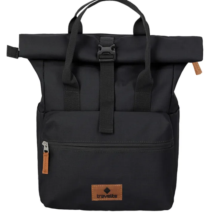 Kleine Rugzakken|Heren Rugzakken>Travelite Basics Short Handle Rollup black