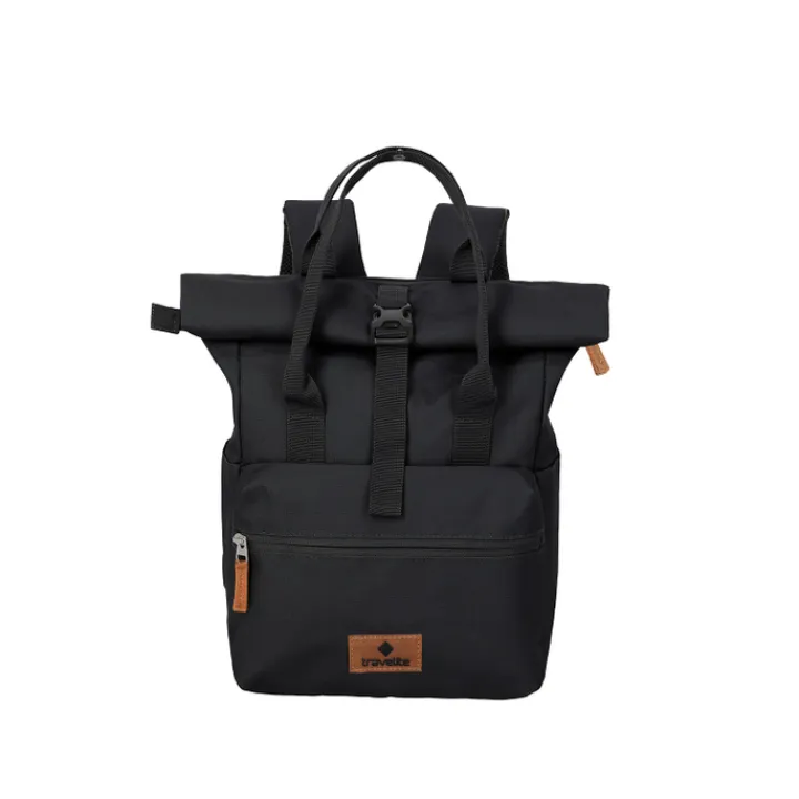 Kleine Rugzakken|Heren Rugzakken>Travelite Basics Short Handle Rollup black