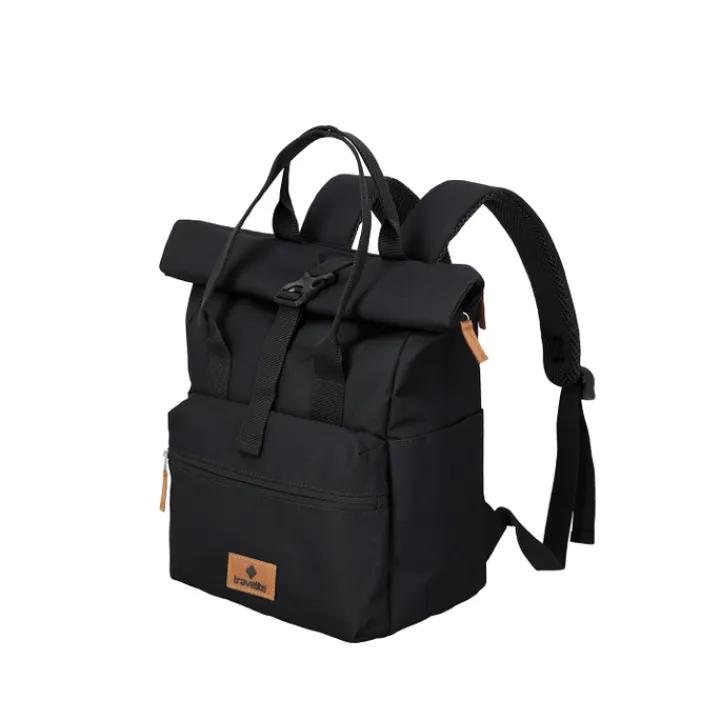 Kleine Rugzakken|Heren Rugzakken>Travelite Basics Short Handle Rollup black