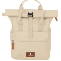 Kleine Rugzakken|Heren Rugzakken>Travelite Basics Short Handle Rollup off-white