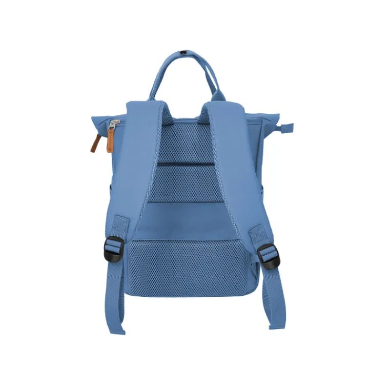 Kleine Rugzakken|Heren Rugzakken>Travelite Basics Short Handle Rollup denim