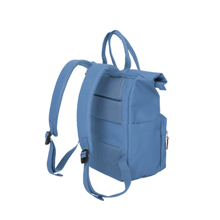 Kleine Rugzakken|Heren Rugzakken>Travelite Basics Short Handle Rollup denim
